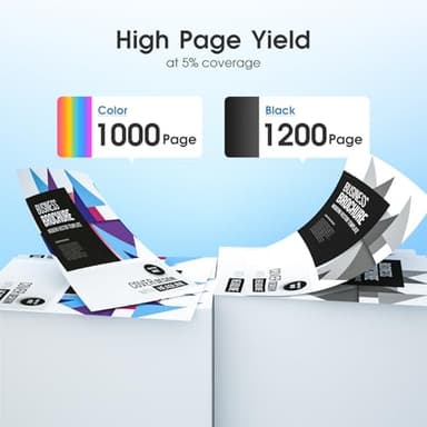 Kolor Expert 910XL Ink Cartridges Combo Pack Replacement for HP 910XL Ink Work with HP OfficeJet Pro 8025e 8022e 8015e 8028e 8035e 8020 8022 8025 8035 Printer (Black, Cyan, Magenta, Yellow) - Image 3