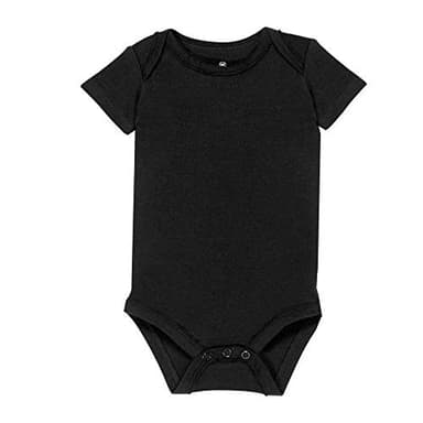 HonestBaby Baby Girls Organic Cotton Short Sleeve Bodysuits Multipack And Toddler T-Shirt Set, 5-pack Gray Ombre, 6-9 Months US - Image 2