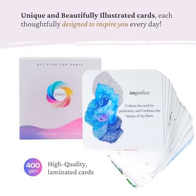 PASTEL Positive Affirmation Cards for Women – Daily Affirmations Cards for Mindfulness, Self Care, Meditation | Inspirational and Motivational Gifts for Women - Image 5