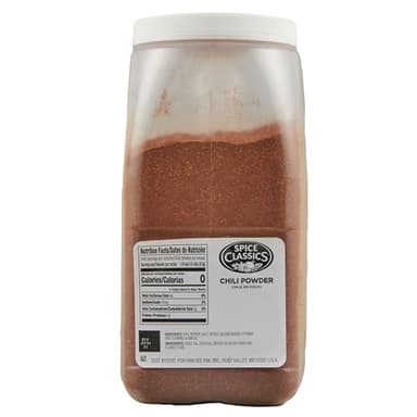 Spice Classics Chili Powder, 6 lb - One 6 Pound Container of Bulk Chili Powder, Perfect for Chili, Enchiladas, Stuffed Peppers and Taco Recipes - Image 3