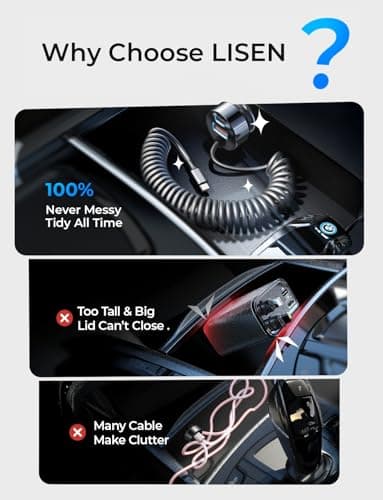 LISEN 65W for iPhone 17 16 15 Pro Max Car Charger USB C Fast Charging,Super Fast for iPhone 15 16 17 Pro Car Charger Type C Adapter Fit iPhone 17 16 15 Air ProMax Plus,Samsung Galaxy S25/24,Android - Image 4