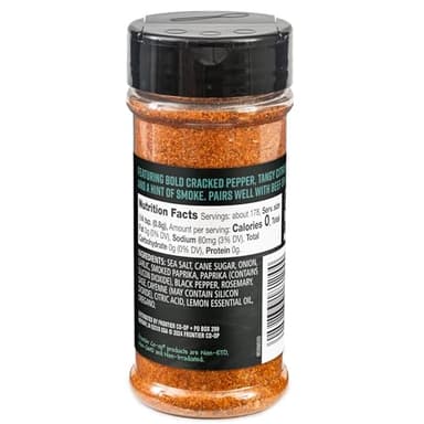Frontier Co-op Santa Maria Style Dry Rub Seasoning, 4.80 oz - Dry Rub for Wings, Beef, or Fish - Image 2