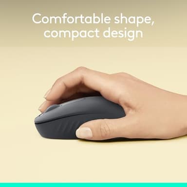 Logitech M196 Bluetooth Wireless Mouse, Compact and Portable Mouse for Laptops, Tablets and More, 12-Month Battery, Smooth Tracking, Compatible with PC and Mac, Windows and macOS - Graphite - Image 3