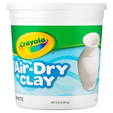 Crayola Air Dry Clay (5lbs), Teacher Supplies, Natural White Modeling Clay for Kids, Sculpting Material, Bulk Craft Supplies, School Classroom Must Haves - Image 2