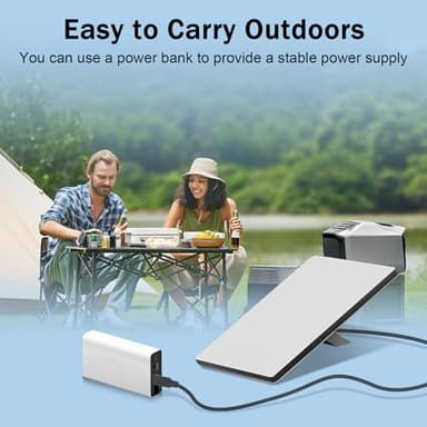 QIQIAZI Starlink Mini USB C to DC Power Cable 2M/6.5FT, 100W USB Type-C Input to Waterproof Barrel Jack Charging Cord, Small and Portable, Work with 65W+ PD Source - Image 6