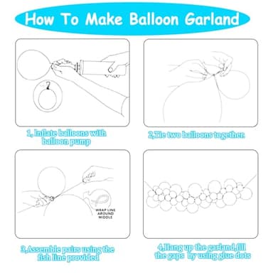 KARLURE Purple and Blue Balloon Arch Garland Kit, Blue Purple White Silver Confetti Balloons for Birthday Party Baby Shower Winter Wonderland Party Anniversary Decorations - Image 6