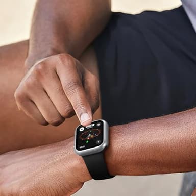 Charlam Compatible with 46mm Apple Watch Case,Apple Watch Series 10 Case Cover wtih Touch-Sensitive Screen Protector, 3 Pack Hard PC Bumper Cases Full Coverage, Black/Clear/Sliver,46mm(Series 10) - Image 7