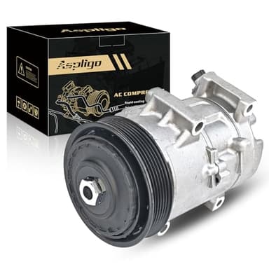 Aspligo Air Conditioner AC Compressor Fits for Toyota Matrix 1.8L 2011-2014, for Toyota Corolla 1.8L 2011-2013, with A/C Clutch, CO29097C AC Compressor, Replaces 8831002710, 8831002711, 8831068031 - Image 1