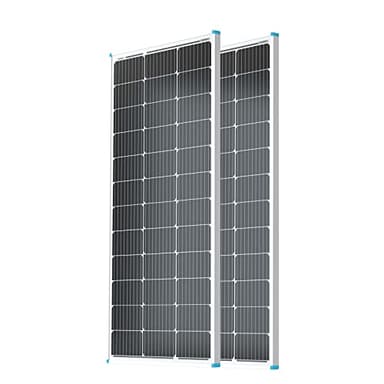 Renogy 2PCS Solar Panels 100 Watt 12 Volt, High-Efficiency Monocrystalline PV Module Power Charger for RV Marine Rooftop Farm Battery and Other Off-Grid Applications, 2-Pack 100W - Image 1