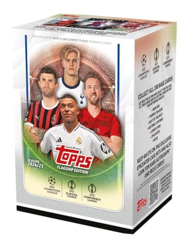 UEFA 2024/25 Topps Club Competitions Value Box | 7 Packs - Image 1
