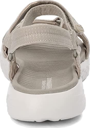 Skechers Womens On-the-go 600 - Brillancy Sport Sandal, Beige/White, 8 Wide US - Image 4