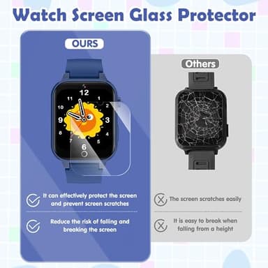 Luyiilo Smart Watch for Kids, with 26 Puzzle Games, Touch Screen, HD Camera, Alarm Clock, Toys for Ages 4-12 Years Old.Birthday Gift for Boys Girls (Blue) - Image 6