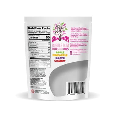 Tree Hugger Bubble Gum Filled Candy Drops, 1 Count (Pack of 12), 4.4 ounces - Image 2