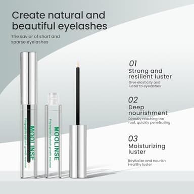 Lash Serum - Advanced Eyelash Serum, For Thicker, Longer Eyelashes and Eyebrows, Advanced Natural Formula for Longer, Fuller-574 - Image 3