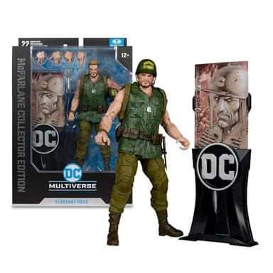 McFarlane Toys - DC Multiverse Sergeant Rock (DC Classic) 7in Figure McFarlane Collector Edition #14 (Style May Vay) - Image 9