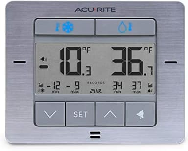 AcuRite Digital Wireless Fridge and Freezer Thermometer with Alarm, Max/Min Temperature for Home and Restaurants (00515M) 4.25" x 3.75" - Image 6