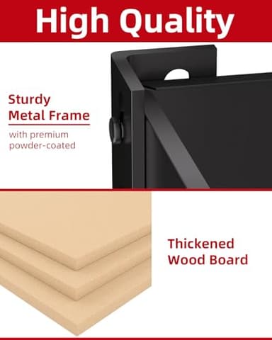 PrimeZone 32" W x 16" D x 63" H Storage Shelves - 5 Tier Adjustable Garage Storage Shelving, Heavy Duty Metal Storage Utility Rack Shelf Unit for Warehouse Pantry Closet Kitchen, Black - Image 4