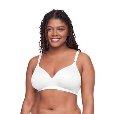 Warner's womens Cloud 9 Super Soft Wireless Lightly Lined Comfort 1269 bras, White, 36A US - Image 2