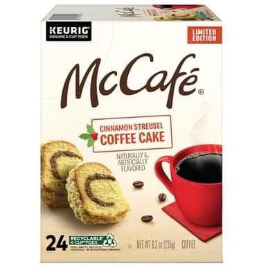 McCafe Cinnamon Streusel Coffee Cake Coffee, Keurig Single Serve K-Cup Pods, 96 Count (4 Packs of 24) - Image 11