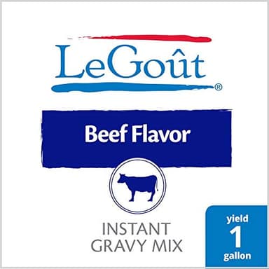 LeGout Beef Instant Gravy Mix No Artificial Flavors, 0g Trans Fat, 12 Ounce (Pack of 8) - Image 4