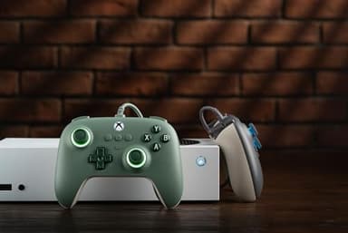 8Bitdo Ultimate C Wired Controller for Xbox with Hall Effect Joysticks and Triggers, RGB Lighting Fire Ring, Compatible with Xbox Series X|S, Xbox One, Windows 10/11- Officially Licensed (Dark Green) - Image 5