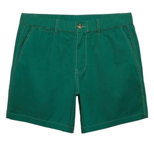 maamgic Men's Classic-fit 5.5" Cotton Casual Shorts Elastic Waistband with Multi-Pocket Daily Wear Walking Summer Outfit - Image 1