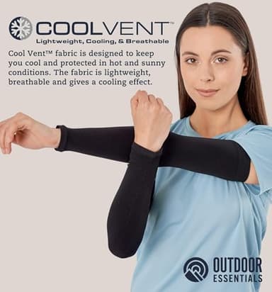 OutdoorEssentials UV Arm Sleeves for Men and Women - Sun Protection Sleeves - Compression, Golf, Baseball, Cooling, Tattoo Arm Sleeve - Mangas Para El Sol Para Hombre - Image 5