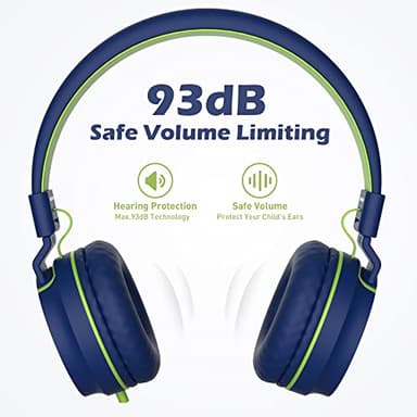 AILIHEN Kids Headphones Bulk 5-Pack for K-12 School Classroom, On-Ear Wired Headset with Microphone for Students Children with 93dB Volume Limited, 3.5mm Jack for Chromebooks Tablets Laptop Computer - Image 6