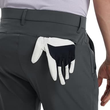 M MAELREG Golf Pants Men Stretch Slim Fit - 30"/32"/34" Stretch 5 Pockets Quick Dry Business Mens Pants Casual Dark Grey - Image 5