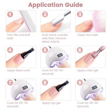 RARJSM Nude Gel Nail Polish Gray Mauve Pink Neutral Skin Tone Sheer Jelly Gel Polish 1PC 15ml Single Bottle Cream Transparent Pink Nail Gel Polish Soak off UV LED Cured for Home Salon DIY Manicure - Image 7