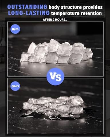 Maksone Countertop Nugget Ice Maker with APP Control, 44lbs/24H,Ready in 7 Mins,Crushed ice Maker,Sonic Pebble Ice Machine - Image 5