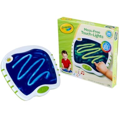 Crayola Toddler Touch Lights, Musical Sensory Toys for Toddlers, Light Up Drawing Pad, Mess Free Painting, Travel Activity, Gift for Toddlers, 2+ - Image 1