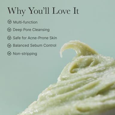 ARENCIA Korean Rice Mochi Face Cleanser - Face Wash, Gentle Scrub All in One for Deep Cleansing, Moisturizing, Pore Minimizing, Acne-Prone Skin, Removing Blackhead with Rice Water & Green Tea - Image 3