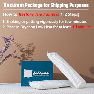 JOJOGOGO 20x20 Outdoor Throw Pillow Inserts Waterproof Set of 4, 20 x 20 Super Plump Decorative Square Pillow Synthetic Down Alternative Throw Pillow Inserts for Couch Patio Furniture and Porch - Image 6