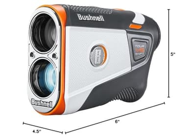 Bushnell Golf Tour V6 Shift Laser Rangefinder with Slope Switch, Visual Jolt Flag Locking, Magnetic Mount, 1300 Yard Range 6X Magnification - Image 9