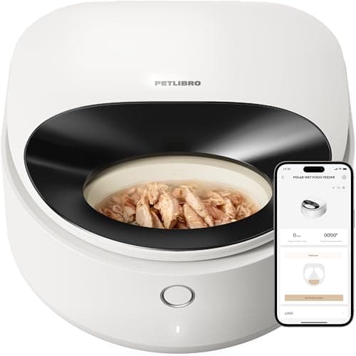 PETLIBRO Automatic Cat Feeder Wet Food Refrigerated New Upgraded APP Control,3 Days Freshness 3 Meals,Semiconductor Cooling&Quick Chills Wet Food Dispenser,Polar WiFi Timed Auto Pet Feeder for Cat Dog - Image 1