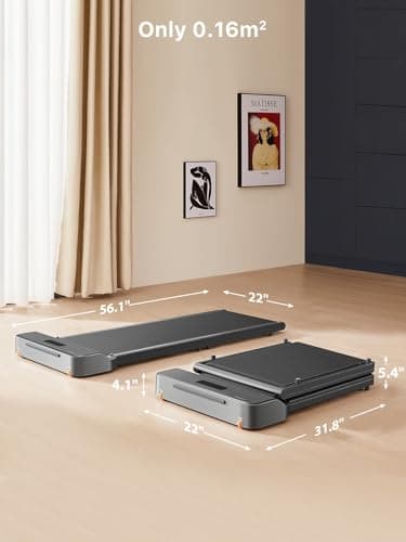 WALKINGPAD Z1 Foldable Walking Pad Treadmill for Home Office, Under Desk Treadmill with Adaptive Speed Control, Compact Design for Small Spaces, No Assembly Needed - Image 6
