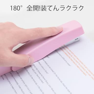 Deli Stapler, Desktop Stapler, Office Stapler, 25 Sheet Capacity, Includes 1000 Staples and Staple Remover, Pink - Image 5