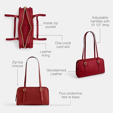 COACH Swing Zip, B4/Ruby - Image 4