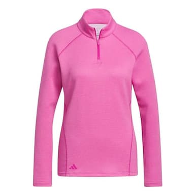 adidas Women's Standard Quarter Zip Pullover, Lucid Fuchsia, Medium - Image 2