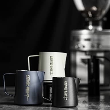 MHW-3BOMBER Milk Frothing Pitcher 600ml/20oz Espresso Steaming Pitcher Stainless Steel Frothing Cup Capuccino Latte Art Pitcher, Pink P5018-OS - Image 6