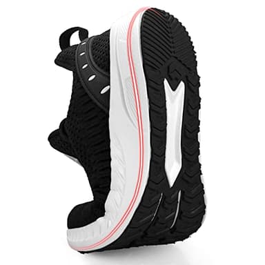 Feethit Mens Slip On Walking Shoes Blade Tennis Shoes Non Slip Running Shoes Lightweight Workout Shoes Breathable Mesh Fashion Sneakers Black White Size 10 - Image 3