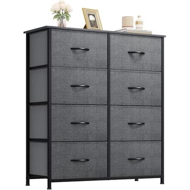 YITAHOME Dresser for Bedroom, Fabric Dresser with 8 Drawers, Tall Chest of Drawers for Closet - Image 4