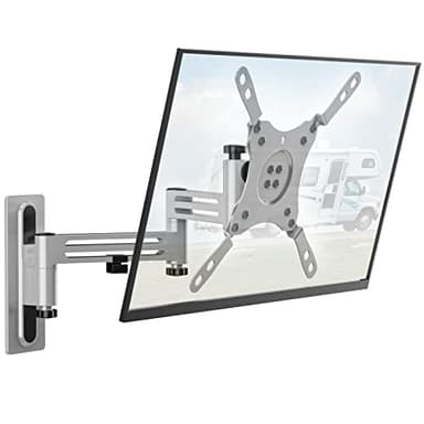 WALI RV TV Mount, Lockable TV Wall Mount for Camper Trailer Motor Home, Full Motion Anti-Vibration Arm for 13-43 inch LED, LCD Flat Screens and Monitors, up to 33lbs (1343LK) - Image 1