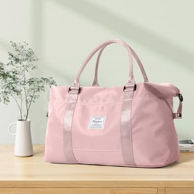 Travel Duffel Bag,Sports Tote Gym Bag,Shoulder Weekender Overnight Bag for Women - Image 9