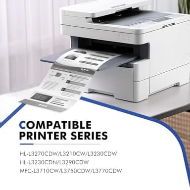 TN227BK TN-227BK TN227 Black MFC-L3770CDW Toner Cartridge Replacement for Brother TN227 TN227BK TN-223BK TN223BK for MFC-L3770CDW HL-L3290CDW HL-L3230CDW MFC-L3750CDW L3710CW L3210CW Printer (2 Pack) - Image 2