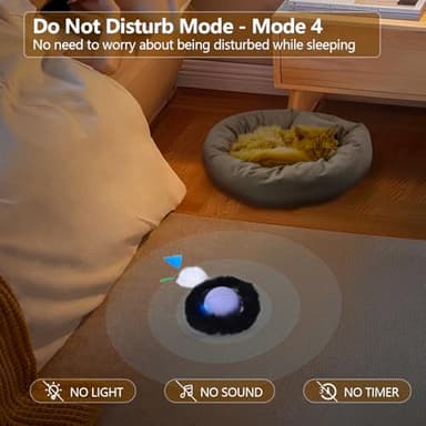 ORSDA Cat Toys, Interactive Activated Moving Ball in 7 Holes Mat, Automatic Fast Rolling Ball, Hide and Seek Toys for Indoor Cats, Exercise Kicker Mouse Catching Game - Image 6