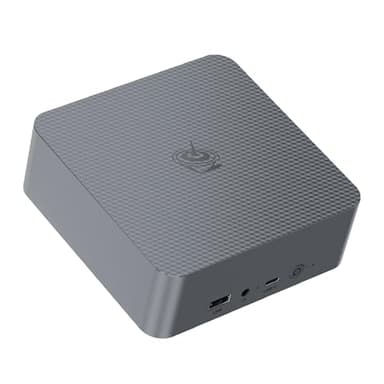 Beelink EQR5 Mini PC,AMD Ryzen 7 5825U Processor(8C/16T,up to 4.5GHz),32GB DDR4 RAM 500GB NVMe PCIE3.0x4 SSD,Mini Computer Support 4K Dual Screen Display/Dual LAN/WiFi 6/BT5.2/USB 3.0 - Image 1