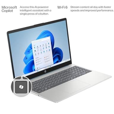 HP 15.6 inch Touchscreen Laptop Computer for Business & Home Student, Intel Processor 8-Core, 32GB DDR4 RAM, 1TB PCIe SSD, WiFi 6, BT 5.4, FHD, Copilot Key, Moonlight Blue, Windows 11 Pro, Type-C HUB - Image 5