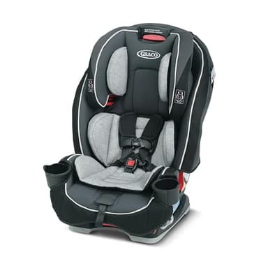 Graco SlimFit 3-in-1 Convertible Car Seat, Ultra-Space-Saving Design, Darcie, Suitable for Rear and Forward-Facing, Highback Booster Seat with 10-Position Headrest - Image 1